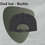 6 Panel Dad Hat template