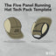 The Five Panel Running Hat Tech Pack Template