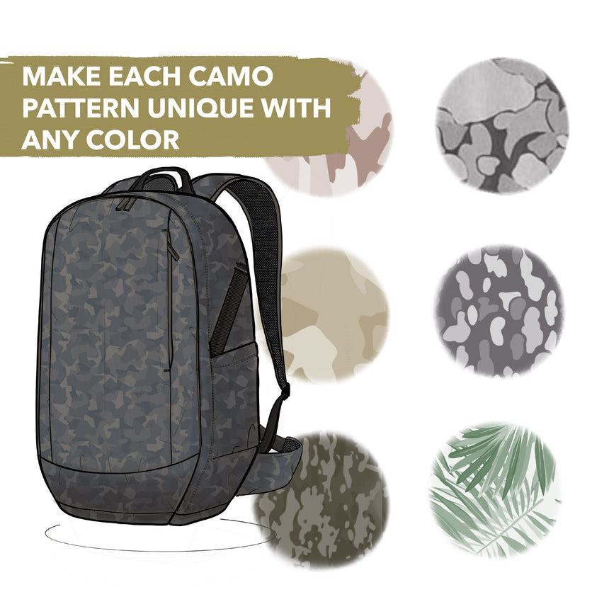 Mano + Machine Camo Brushes for Procreate