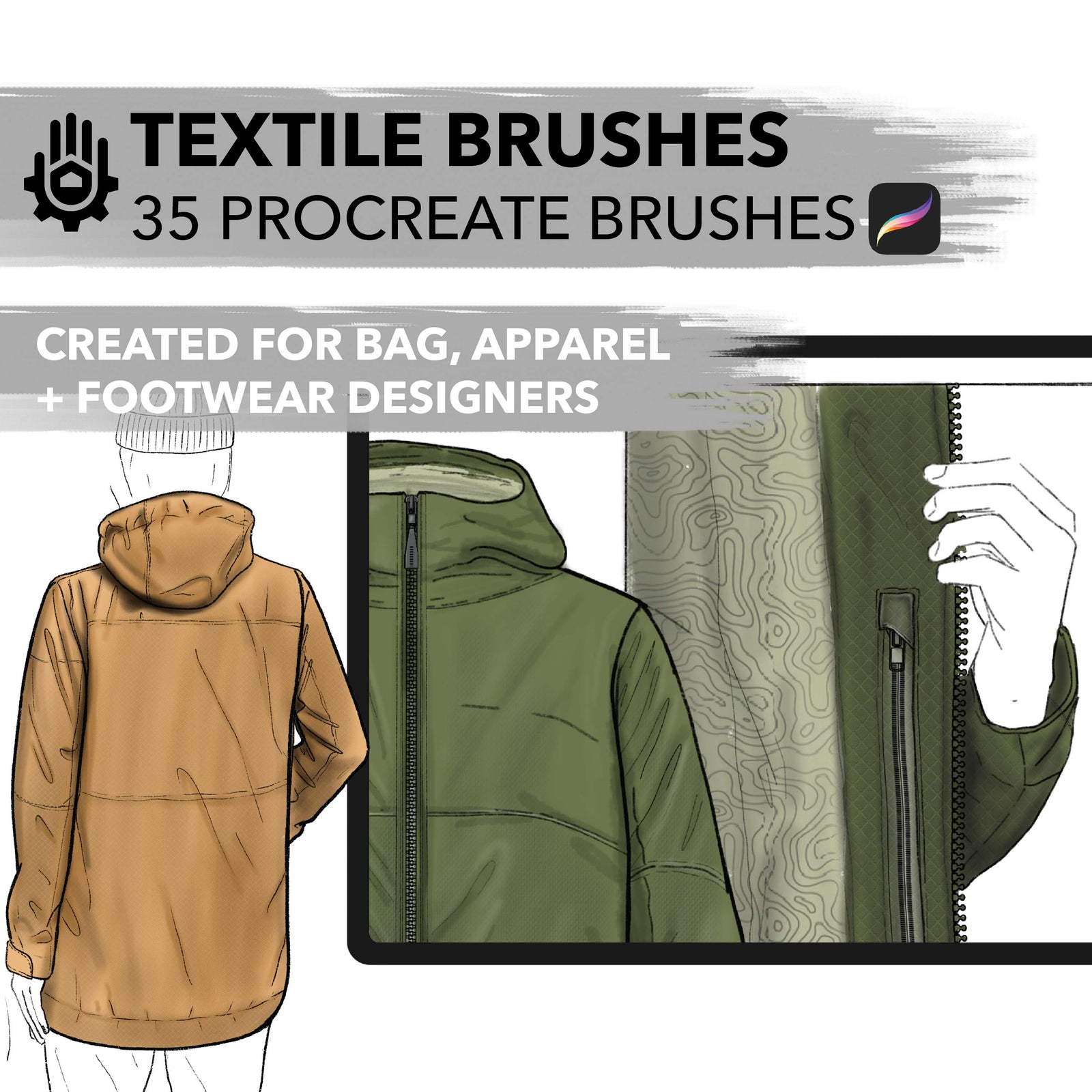 Mano + Machine Textile Brushes For Procreate – manoandmachine