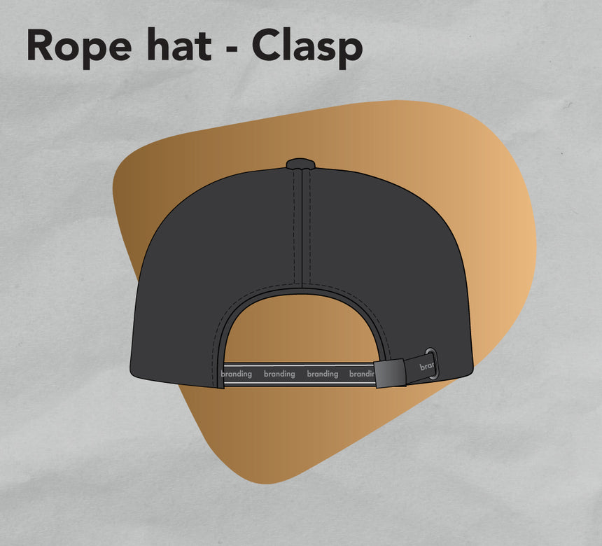 5 Panel Pinch Rope Hat Template