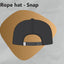 5 Panel Pinch Rope Hat Template