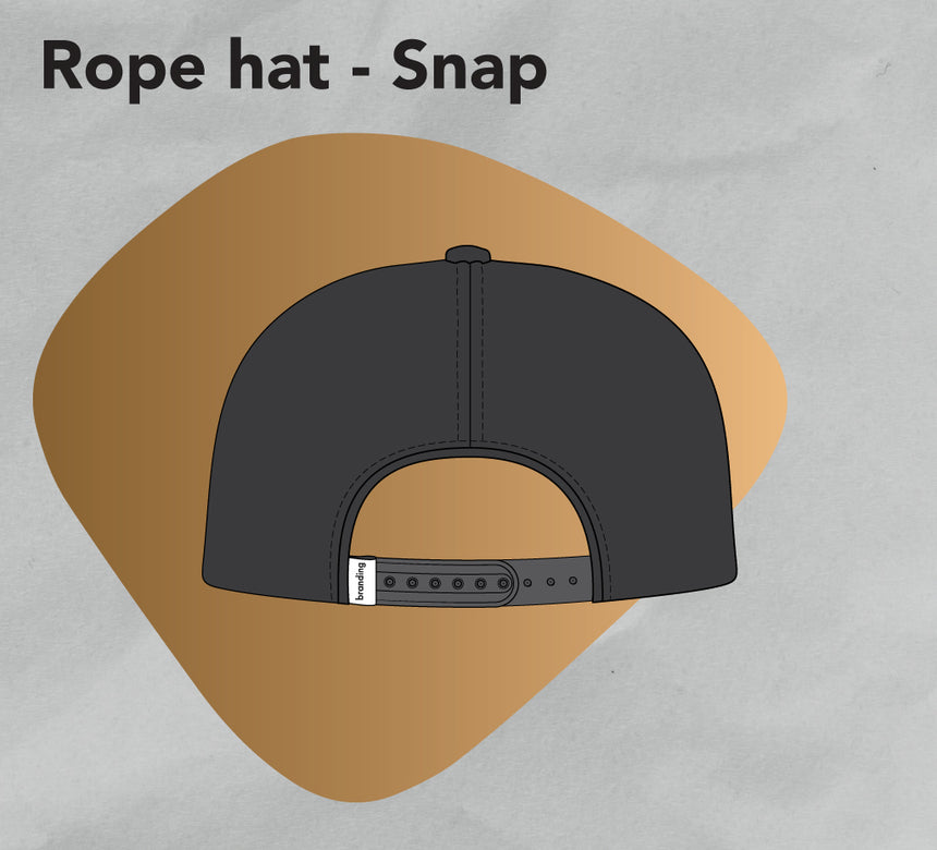 5 Panel Pinch Rope Hat Template